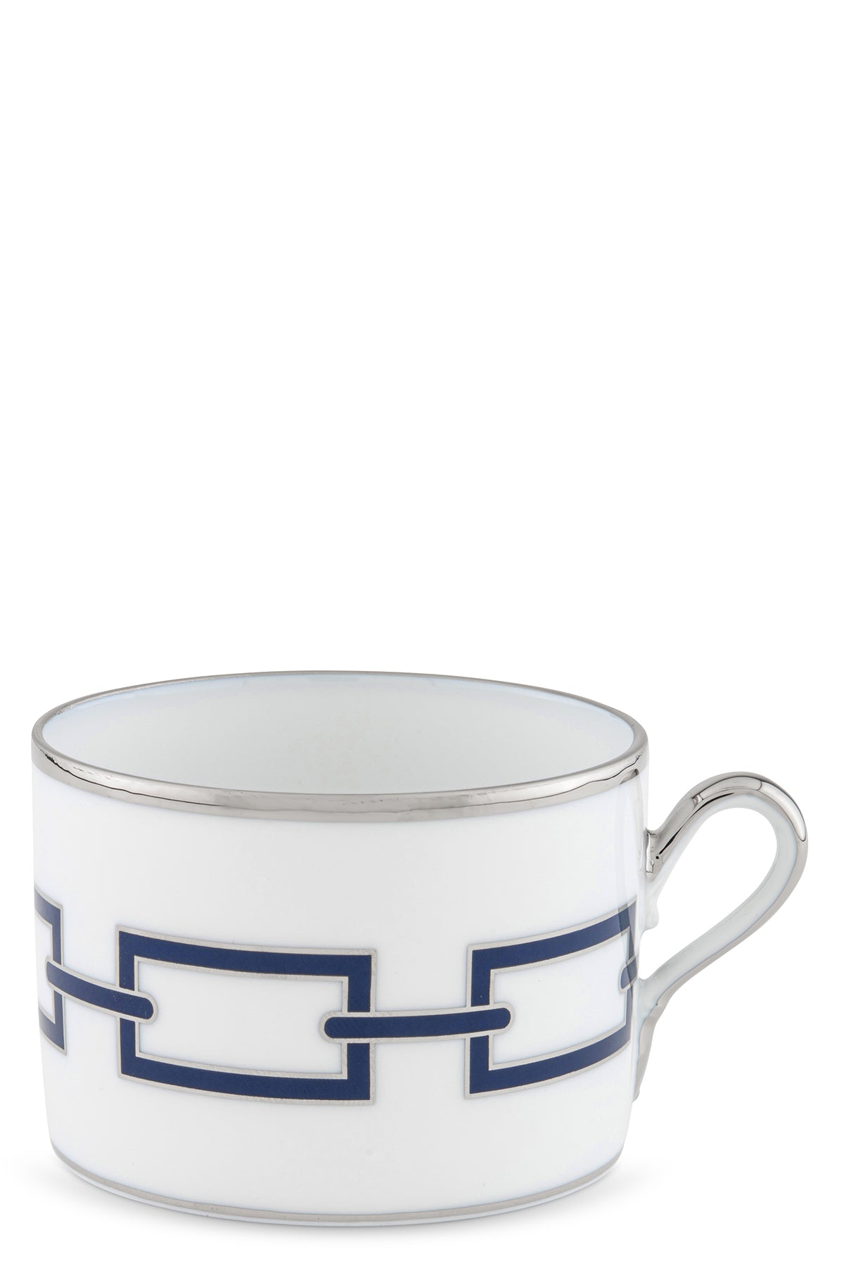 Tazza da tè Ginori 1735 - Motivo geometrico Catene Zaffiro