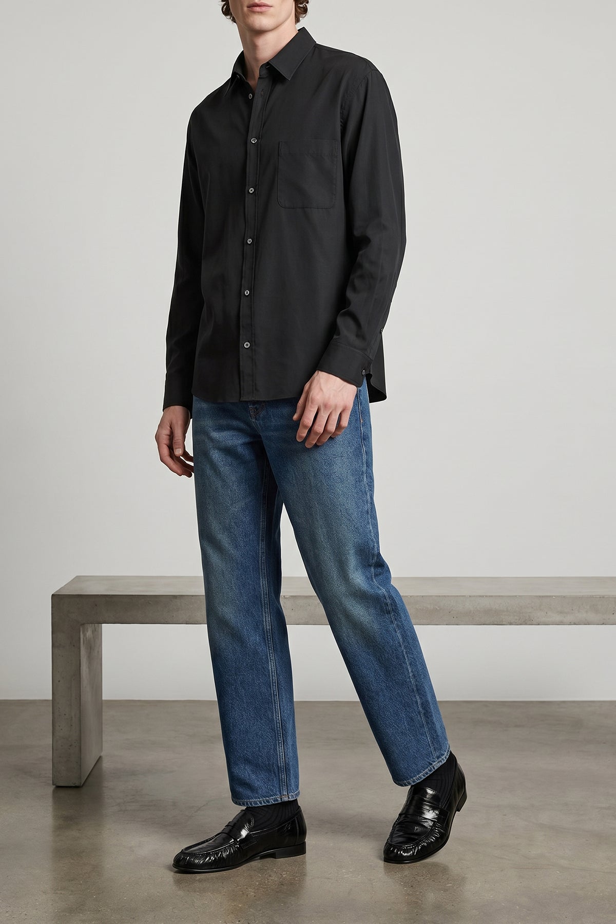 THE ROW Shirt with patch pocket