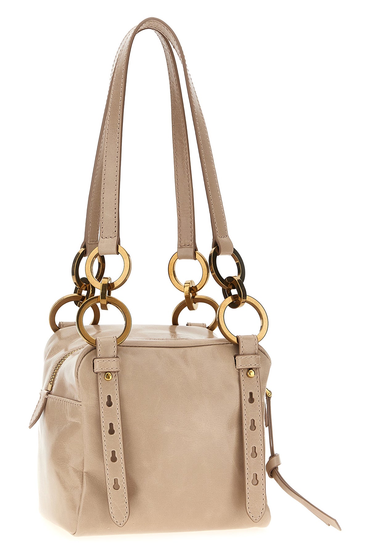 Prada Bolso de mano - Bolsillo frontal con logo dorado