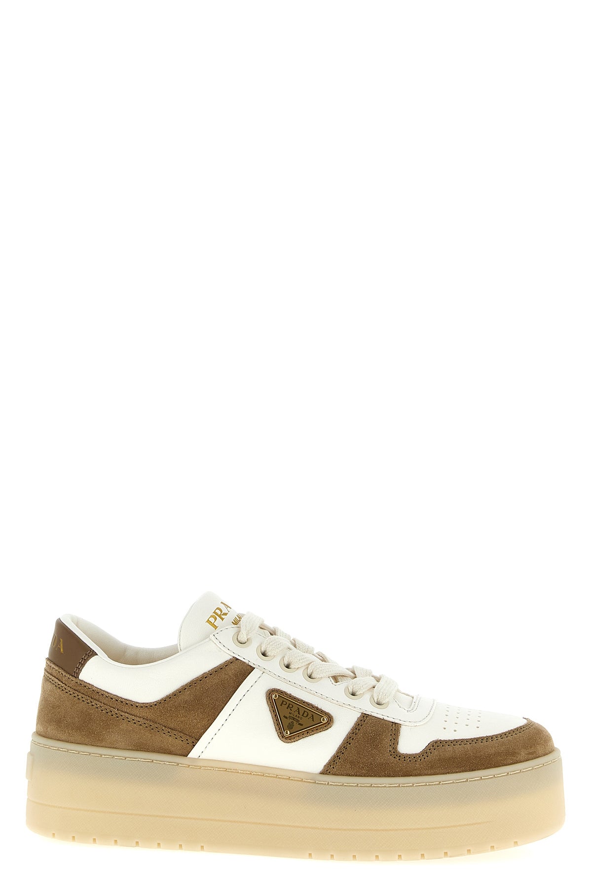 Prada Sneakers - Enameled triangle logo detail