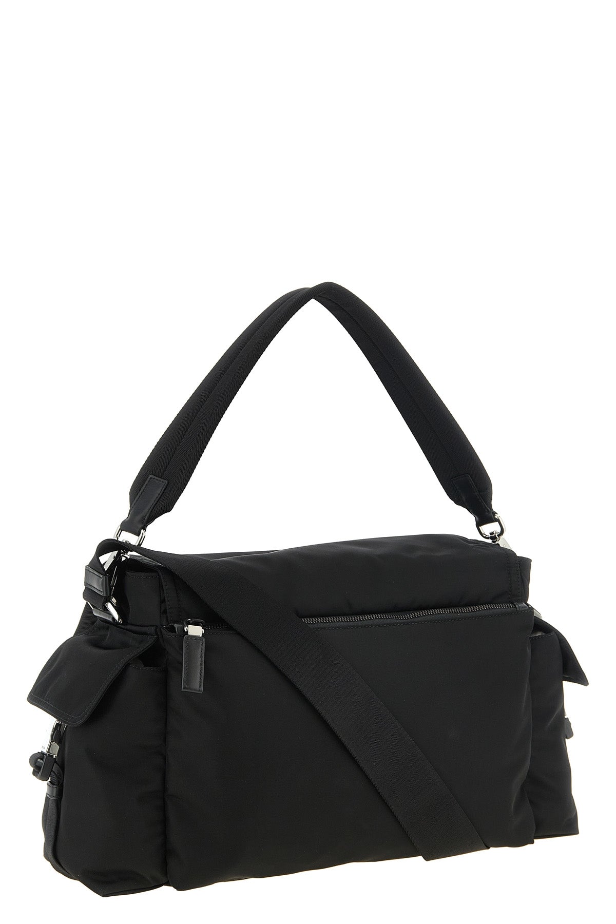 Prada Shoulder Bag - Enameled triangle logo detail