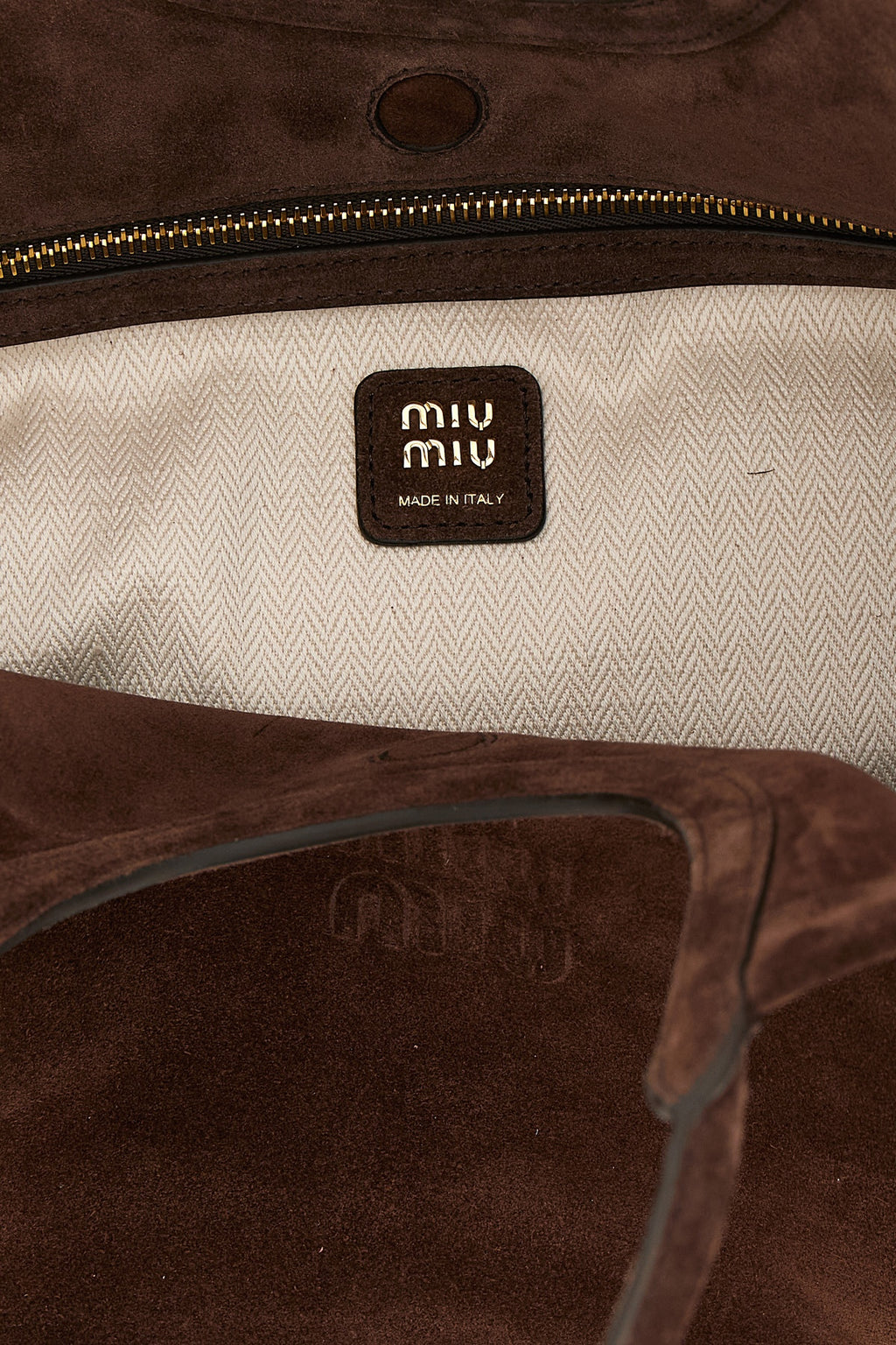 Miu Miu Ivy Shopper Tasche - Dreiviertelansicht