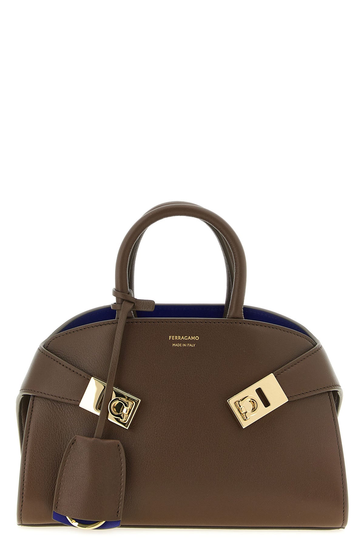 FERRAGAMO Borsa a mano - Silhouette strutturata in pelle