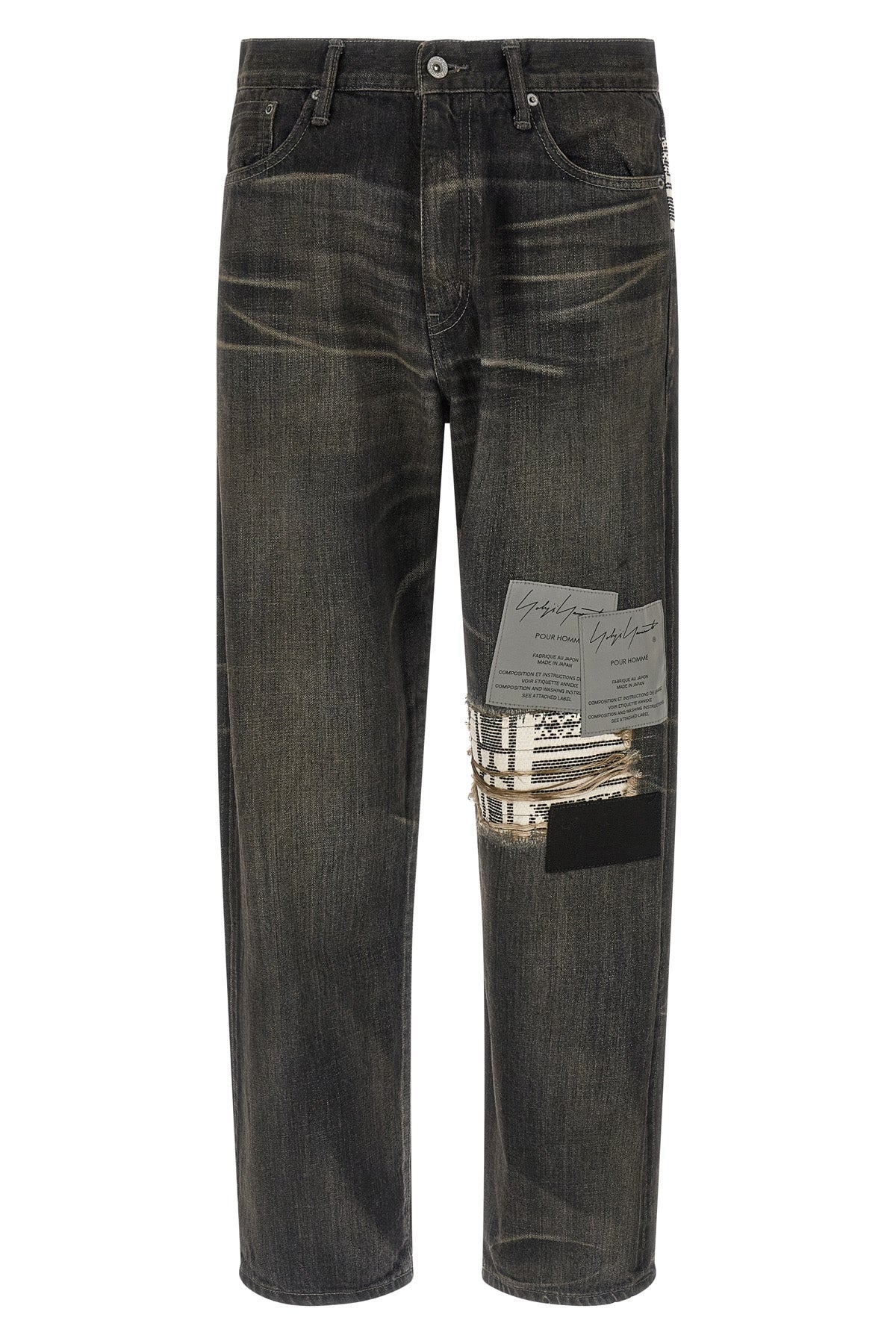Yohji Yamamoto × NEIGHBORHOOD Jeans - Faded wash detail