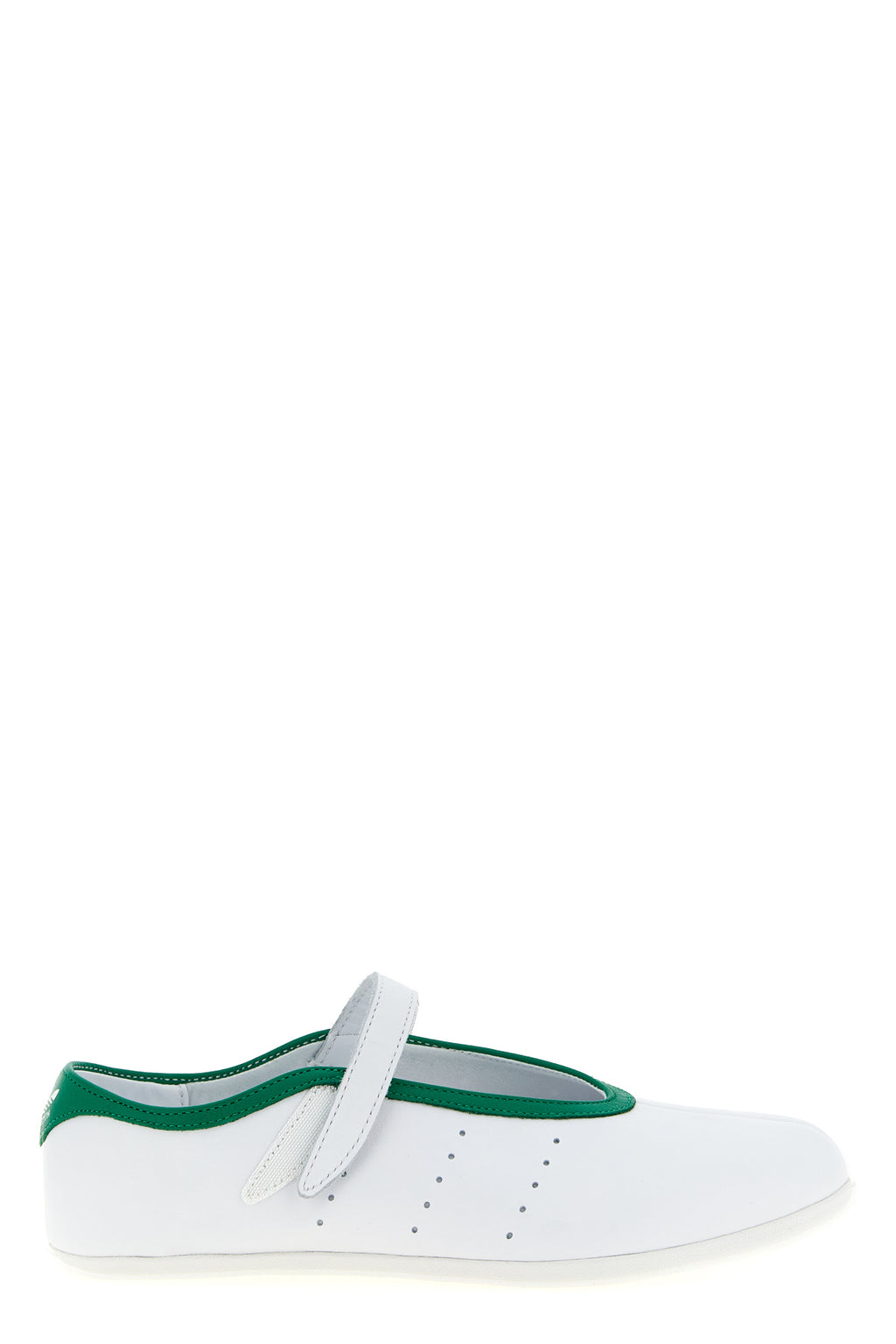 Adidas Originals Ballet Flat - Side view white leather