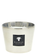 Baobab Candle - Platinum finish glass vessel
