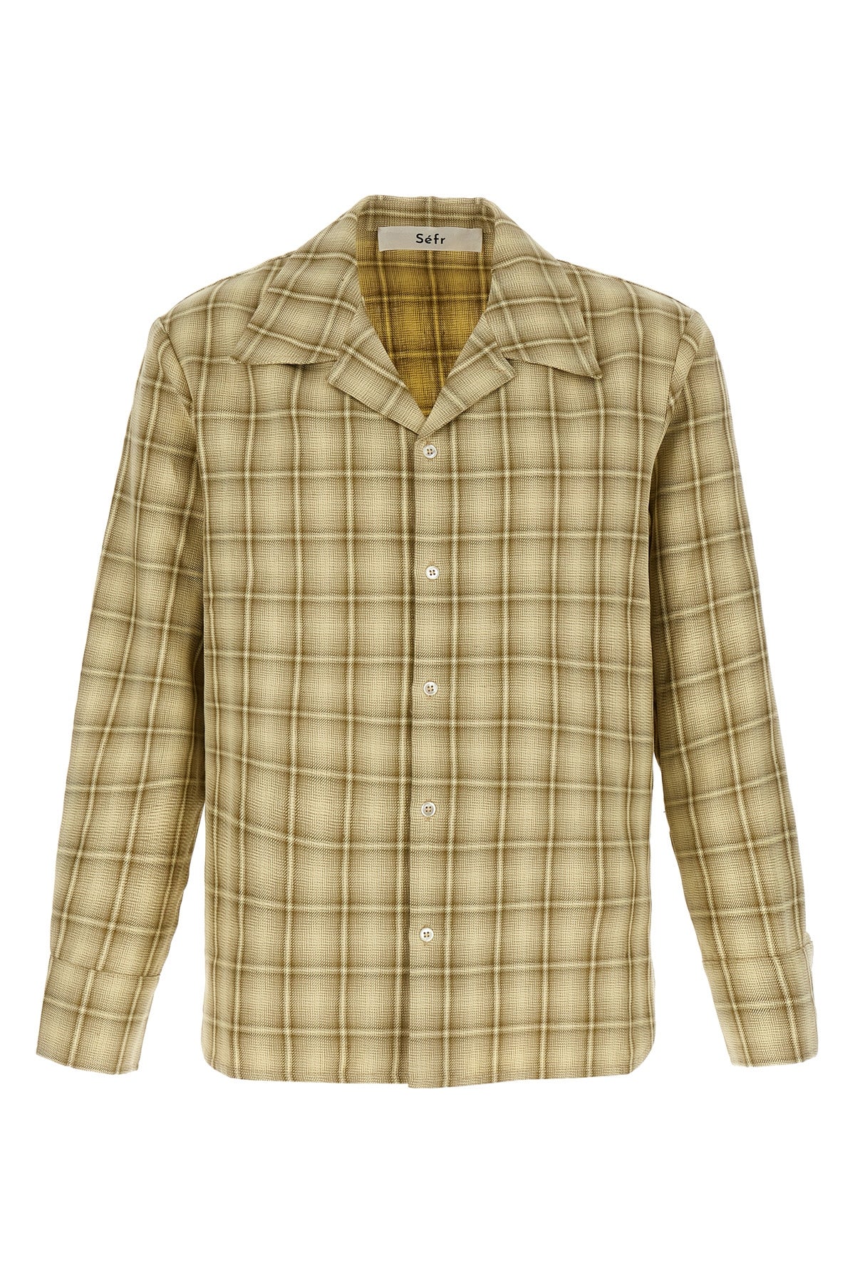 SÉFR Shirt - Beige check pattern