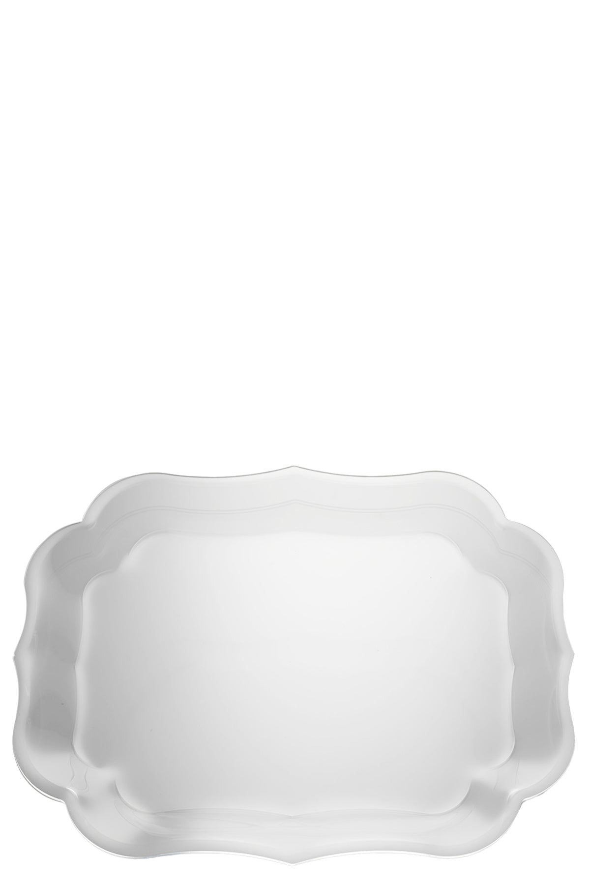 Mario Luca Giusti Tablett - Transparentes geschwungenes Design