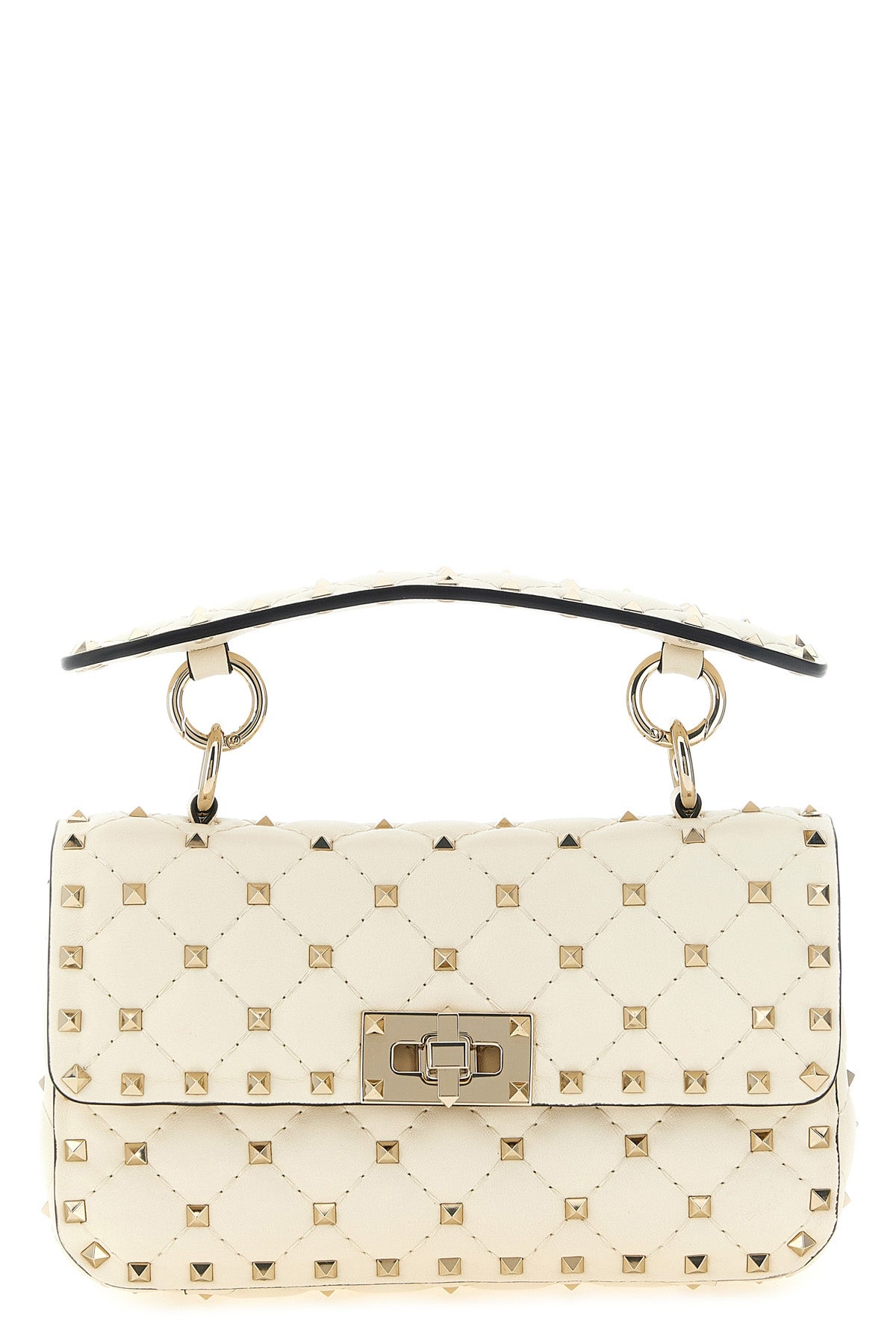 Valentino Garavani Borsa a Spalla - Lavorazione matelassé color crema